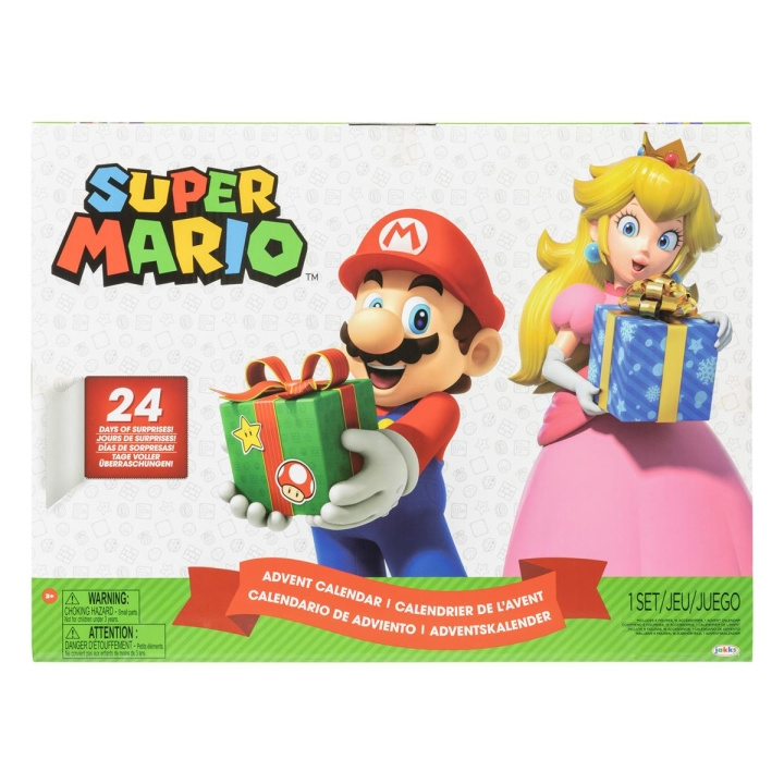 JAKKS Pacific Super Mario Adventskalender 2,5 tums figurer & tillbehör Jultema i gruppen LEKSAKER, BARN- & BABYPRODUKTER / Leksaker / Adventskalendrar hos TP E-commerce Nordic AB (C81876)