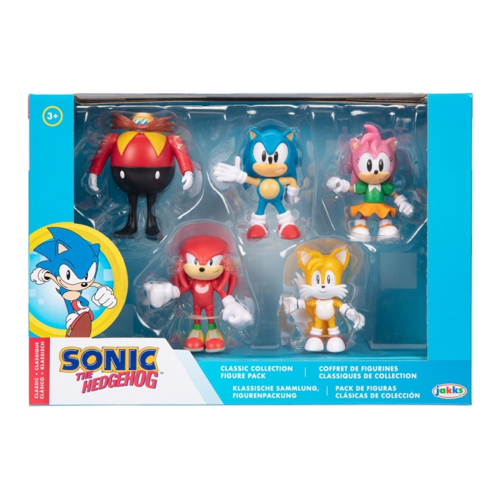 JAKKS Pacific Sonic the Hedgehog 2,5 tums figur 5-pack i gruppen LEKSAKER, BARN- & BABYPRODUKTER / Leksaker / Figurer & Miniatyrer hos TP E-commerce Nordic AB (C81887)