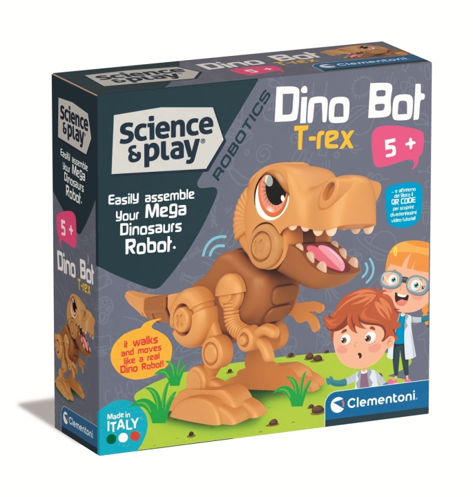 Clementoni Dino Bot T-Rex Junior i gruppen LEKSAKER, BARN- & BABYPRODUKTER / Leksaker / Experiment & DIY hos TP E-commerce Nordic AB (C81899)