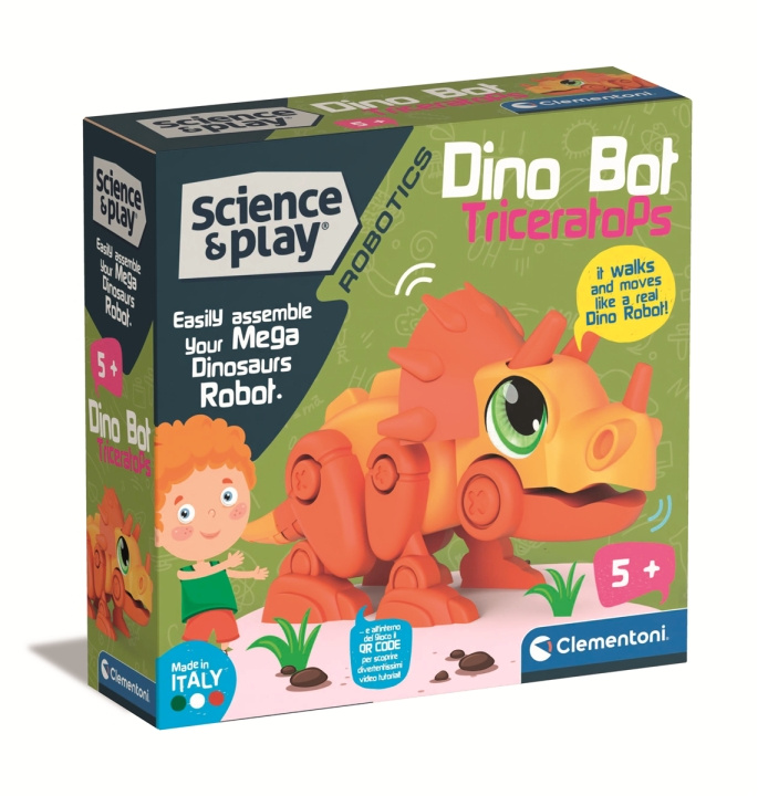 Clementoni Dino Bot Triceratops Junior i gruppen LEKSAKER, BARN- & BABYPRODUKTER / Leksaker / Experiment & DIY hos TP E-commerce Nordic AB (C81900)