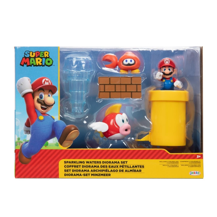 JAKKS Pacific Super Mario 2,5 tums Diorama Set Mousserande vatten i gruppen LEKSAKER, BARN- & BABYPRODUKTER / Leksaker / Figurer, Miniatyrer & tillbehör hos TP E-commerce Nordic AB (C81910)