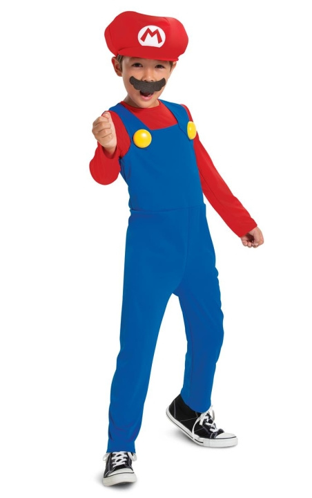 JAKKS Pacific Disguise Super Mario Kostym Mario M (7-8) i gruppen LEKSAKER, BARN- & BABYPRODUKTER / Leksaker / Maskeradkläder hos TP E-commerce Nordic AB (C81916)