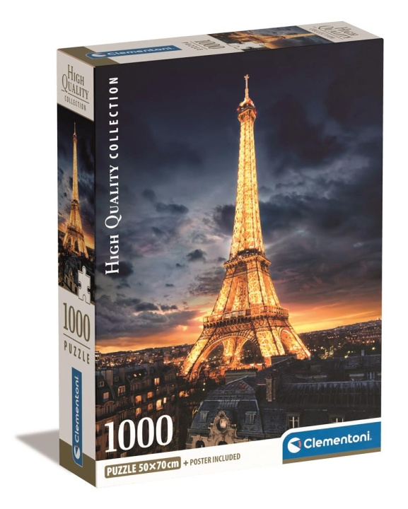 Clementoni 1000 st CB High Quality Collection Tour Eiffel i gruppen SPORT, FRITID & HOBBY / Hobby / Pussel hos TP E-commerce Nordic AB (C81948)