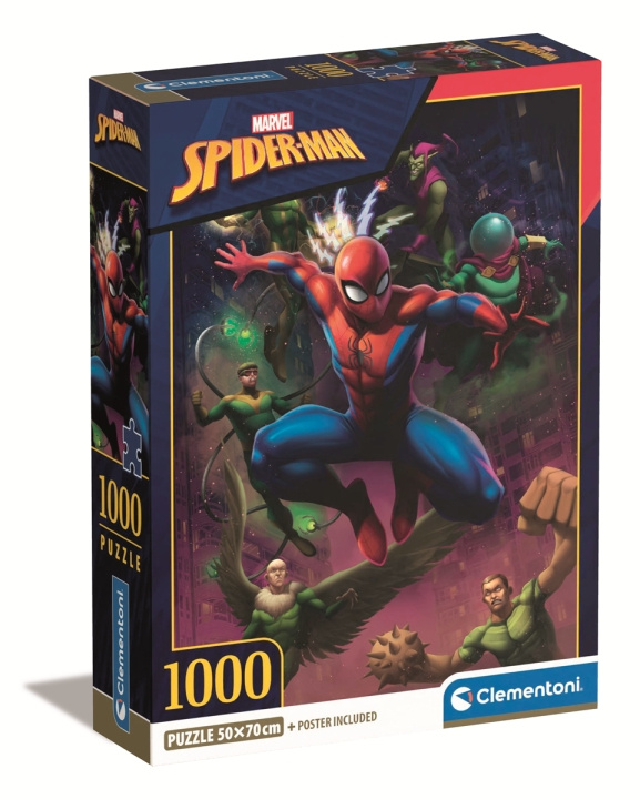 Clementoni 1000 st CB High Quality Collection Spiderman i gruppen SPORT, FRITID & HOBBY / Hobby / Pussel hos TP E-commerce Nordic AB (C81949)