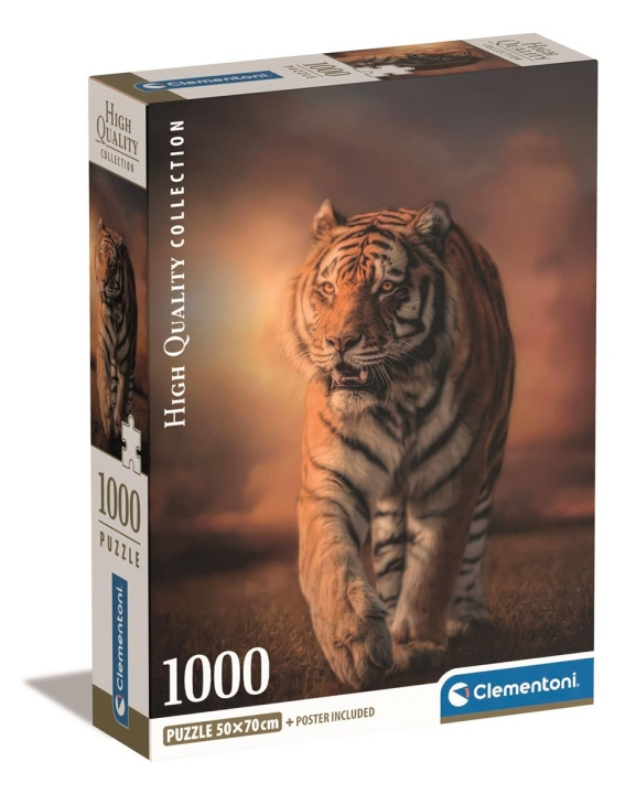 Clementoni 1000 st CB High Quality Collection Tiger i gruppen LEKSAKER, BARN- & BABYPRODUKTER / Leksaker / Barnpussel hos TP E-commerce Nordic AB (C81957)