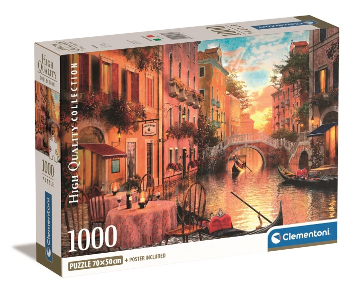 Clementoni 1000 st CB High Quality Collection Venezia i gruppen SPORT, FRITID & HOBBY / Hobby / Pussel hos TP E-commerce Nordic AB (C81958)