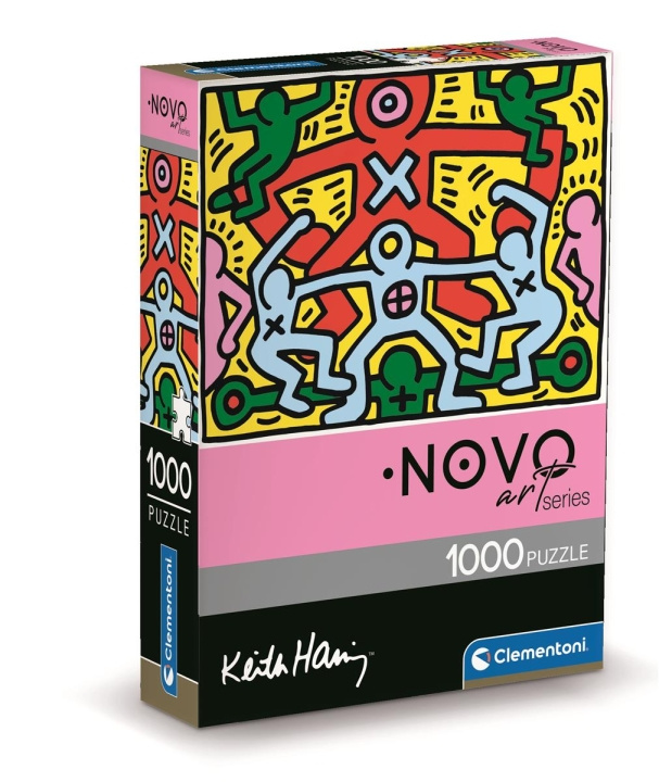 Clementoni 1000 st CB High Quality Collection Keith Haring 3 i gruppen SPORT, FRITID & HOBBY / Hobby / Pussel hos TP E-commerce Nordic AB (C82008)