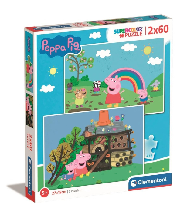 Clementoni 2x60 st Pussel Kids Special Collection Peppa Pig i gruppen LEKSAKER, BARN- & BABYPRODUKTER / Leksaker / Barnpussel hos TP E-commerce Nordic AB (C82019)