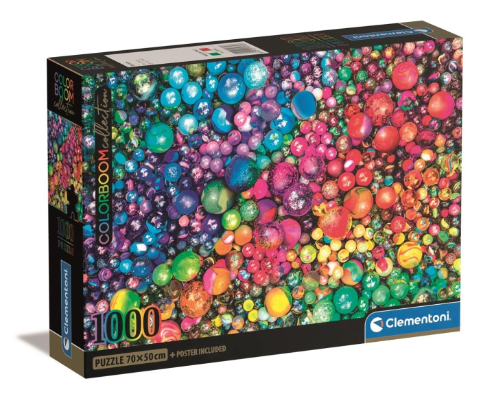 Clementoni 1000 st CB High Quality Collection Colorboom-kulor i gruppen SPORT, FRITID & HOBBY / Hobby / Pussel hos TP E-commerce Nordic AB (C82029)