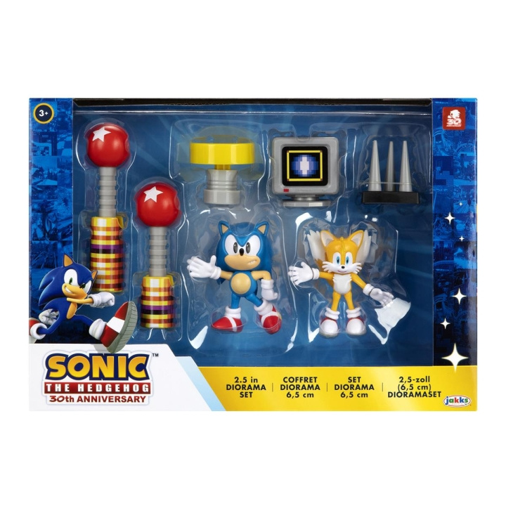 JAKKS Pacific Sonic the Hedgehog 2.5 Inch Diorama Set 30th Anniversary i gruppen LEKSAKER, BARN- & BABYPRODUKTER / Leksaker / Figurer & Miniatyrer hos TP E-commerce Nordic AB (C82056)