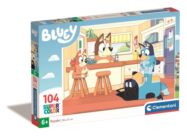 Clementoni 104 st Pussel Bluey i gruppen LEKSAKER, BARN- & BABYPRODUKTER / Leksaker / Barnpussel hos TP E-commerce Nordic AB (C82078)