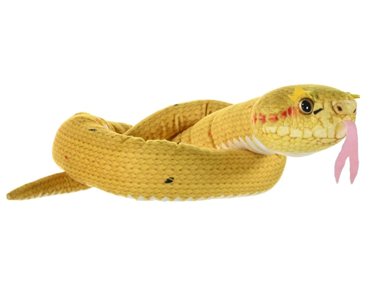 Wild Republic Snakesss Ögonfrans Viper Gul 137 cm i gruppen LEKSAKER, BARN- & BABYPRODUKTER / Babyleksaker / Gosedjur hos TP E-commerce Nordic AB (C82084)