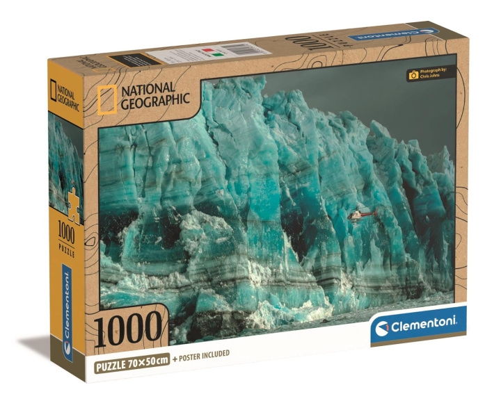 Clementoni 1000 st CB High Quality Collection National Geographics Hubbard Glacier i gruppen SPORT, FRITID & HOBBY / Hobby / Pussel hos TP E-commerce Nordic AB (C82091)