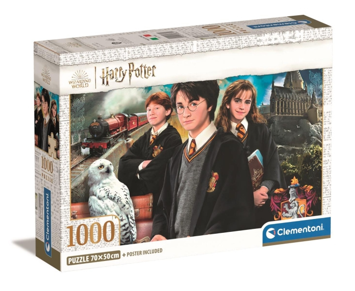 Clementoni 1000 st CB High Quality Collection Harry Potter Trio i gruppen SPORT, FRITID & HOBBY / Hobby / Pussel hos TP E-commerce Nordic AB (C82095)