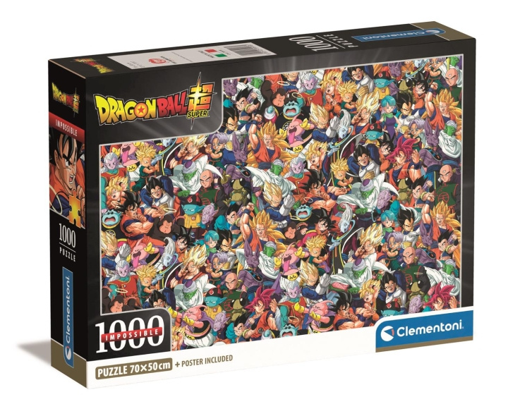 Clementoni 1000 st CB Impossible Dragon Ball i gruppen SPORT, FRITID & HOBBY / Hobby / Pussel hos TP E-commerce Nordic AB (C82098)