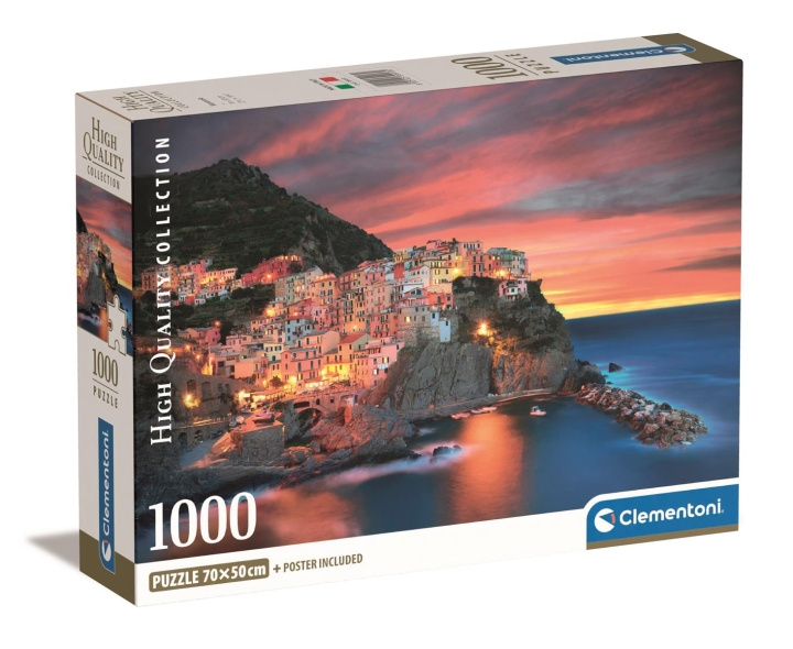 Clementoni 1000 st CB High Quality Collection Manarola i gruppen SPORT, FRITID & HOBBY / Hobby / Pussel hos TP E-commerce Nordic AB (C82109)