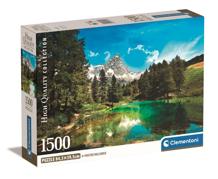 Clementoni 1500 st CB High Quality Collection Blue Lake i gruppen SPORT, FRITID & HOBBY / Hobby / Pussel hos TP E-commerce Nordic AB (C82126)