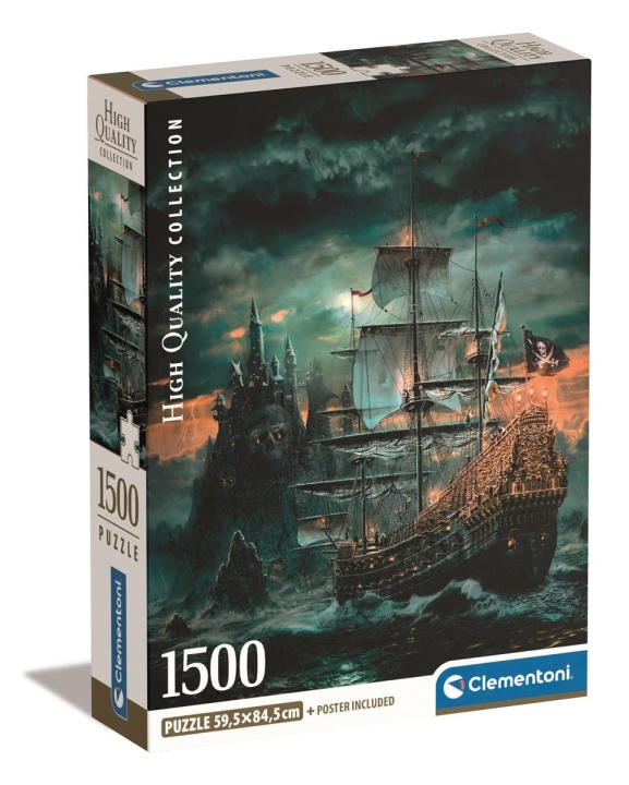 Clementoni 1500 st CB High Quality Collection Piratskeppet i gruppen SPORT, FRITID & HOBBY / Hobby / Pussel hos TP E-commerce Nordic AB (C82127)