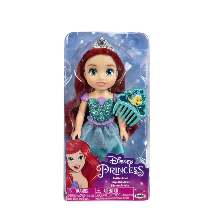 JAKKS Pacific Disney Princess 6 tums liten docka med kam Ariel i gruppen LEKSAKER, BARN- & BABYPRODUKTER / Leksaker / Dockor & Tillbehör hos TP E-commerce Nordic AB (C82142)