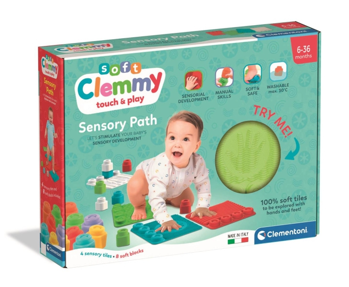 Clementoni Mjuk Clemmy sensorisk matta i gruppen LEKSAKER, BARN- & BABYPRODUKTER / Babyleksaker / Aktivitetsleksaker hos TP E-commerce Nordic AB (C82161)