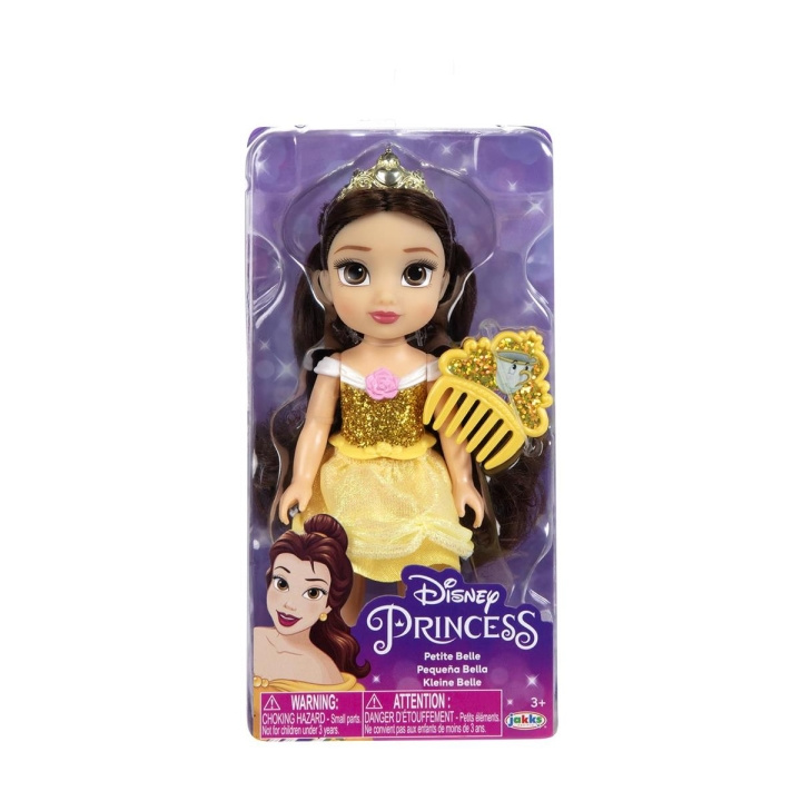 JAKKS Pacific Disney Princess 6 Inch Petite Doll med kam Belle i gruppen LEKSAKER, BARN- & BABYPRODUKTER / Leksaker / Dockor & Tillbehör hos TP E-commerce Nordic AB (C82166)