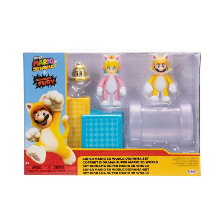 JAKKS Pacific Super Mario 2,5 tum Diorama Set 3D World i gruppen LEKSAKER, BARN- & BABYPRODUKTER / Leksaker / Figurer & Miniatyrer hos TP E-commerce Nordic AB (C82185)