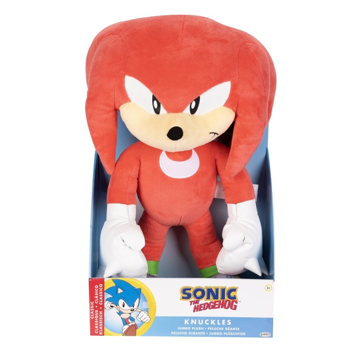 JAKKS Pacific Sonic the Hedgehog plysch 18 tum Jumbo Knuckles i gruppen LEKSAKER, BARN- & BABYPRODUKTER / Babyleksaker / Gosedjur hos TP E-commerce Nordic AB (C82190)