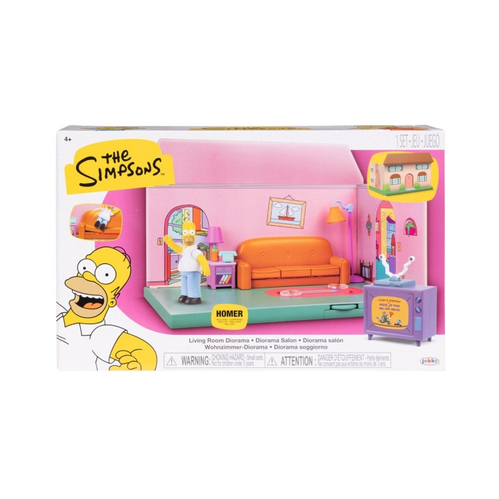 JAKKS Pacific The Simpsons 2,5 tums lekset Simpsons vardagsrum i gruppen LEKSAKER, BARN- & BABYPRODUKTER / Leksaker / Övriga leksaker hos TP E-commerce Nordic AB (C82193)