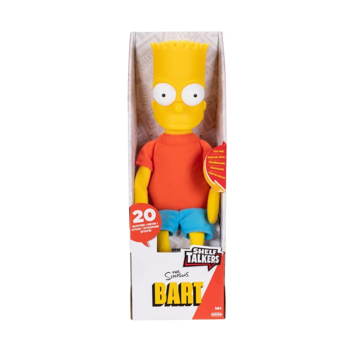 JAKKS Pacific Shelf Talkers The Simpsons Bart i gruppen SPORT, FRITID & HOBBY / Roliga prylar / Övrigt hos TP E-commerce Nordic AB (C82201)