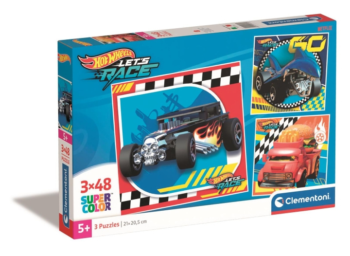 Clementoni 3x48 st Pussel Barn Hotwheels i gruppen LEKSAKER, BARN- & BABYPRODUKTER / Leksaker / Barnpussel hos TP E-commerce Nordic AB (C82215)