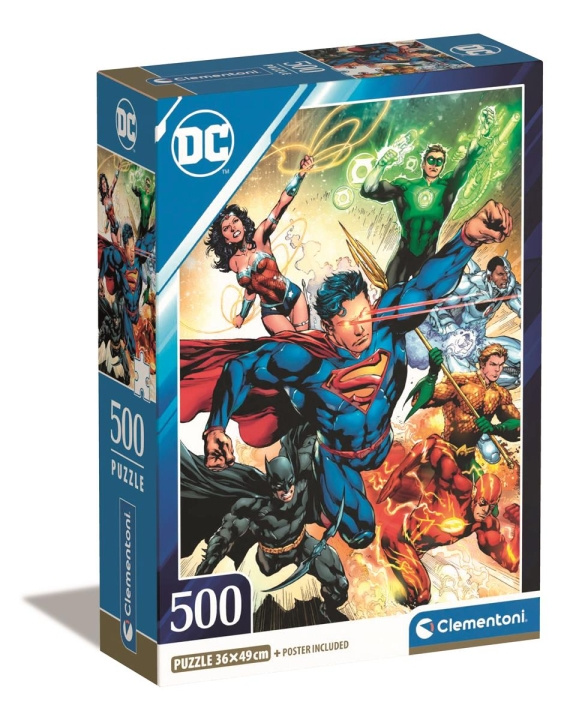 Clementoni 500 st CB High Quality Collection DC Comics i gruppen LEKSAKER, BARN- & BABYPRODUKTER / Leksaker / Barnpussel hos TP E-commerce Nordic AB (C82218)