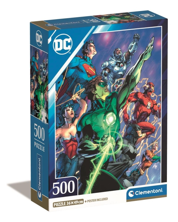 Clementoni 500 st CB High Quality Collection DC Comics (2) i gruppen LEKSAKER, BARN- & BABYPRODUKTER / Leksaker / Barnpussel hos TP E-commerce Nordic AB (C82219)