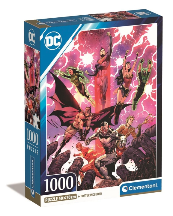 Clementoni 1000 st CB High Quality Collection DC Comics (2) i gruppen SPORT, FRITID & HOBBY / Hobby / Pussel hos TP E-commerce Nordic AB (C82221)