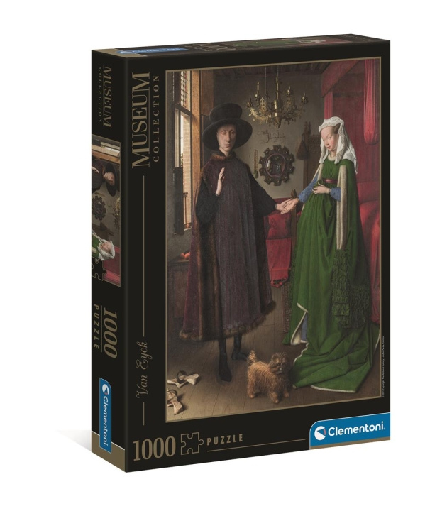 Clementoni 1000 st Museum Collection Arnolfini And Wife i gruppen LEKSAKER, BARN- & BABYPRODUKTER / Leksaker / Barnpussel hos TP E-commerce Nordic AB (C82231)