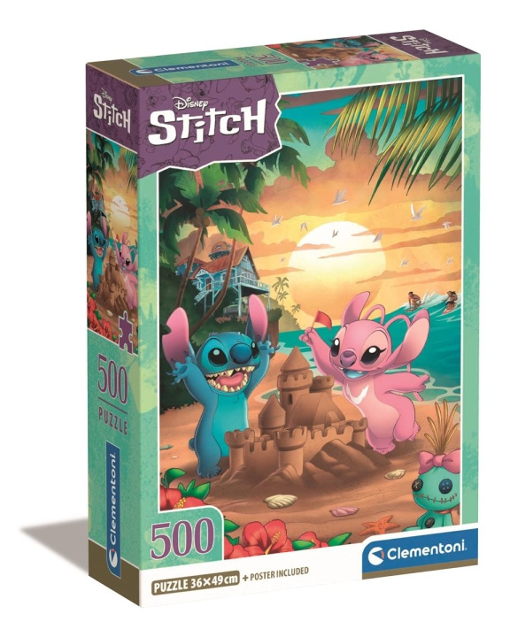 Clementoni 500 st CB Disney Stitch i gruppen LEKSAKER, BARN- & BABYPRODUKTER / Leksaker / Barnpussel hos TP E-commerce Nordic AB (C82232)