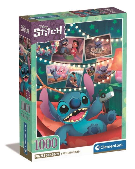 Clementoni 1000 st CB High Quality Collection Disney Stitch i gruppen LEKSAKER, BARN- & BABYPRODUKTER / Leksaker / Barnpussel hos TP E-commerce Nordic AB (C82233)