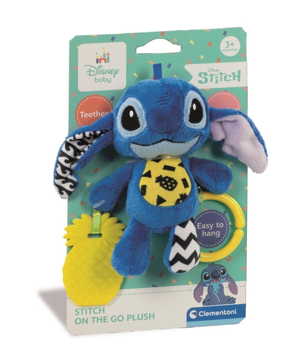 Clementoni Disney Baby Stitch mjuk skallra Stitch i gruppen LEKSAKER, BARN- & BABYPRODUKTER / Babyleksaker / Aktivitetsleksaker hos TP E-commerce Nordic AB (C82234)