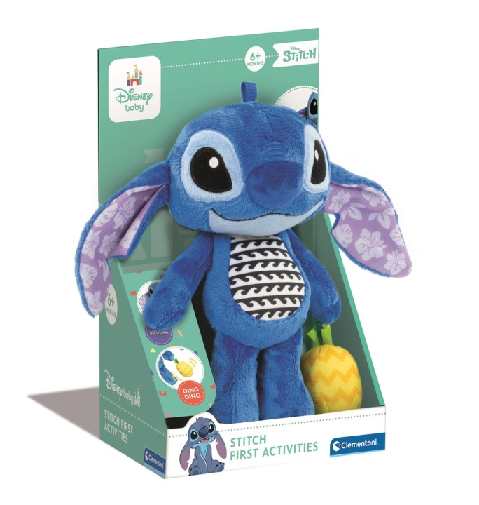 Clementoni Disney Baby Stitch aktivitetsplysch i gruppen LEKSAKER, BARN- & BABYPRODUKTER / Babyleksaker / Aktivitetsleksaker hos TP E-commerce Nordic AB (C82236)