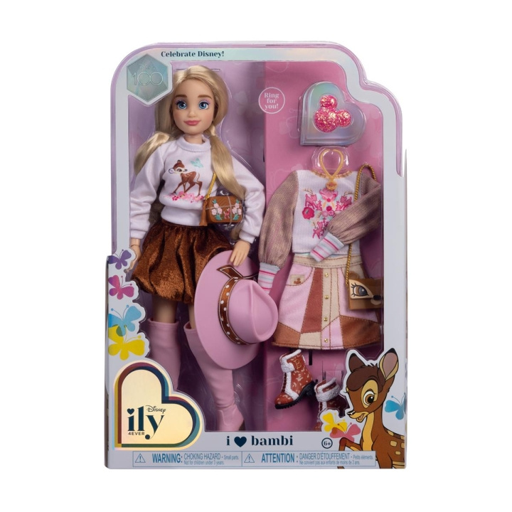 JAKKS Pacific Disney ily 4EVER Modedocka med extra mode inspirerad av Bambi i gruppen LEKSAKER, BARN- & BABYPRODUKTER / Leksaker / Dockor & Tillbehör hos TP E-commerce Nordic AB (C82241)