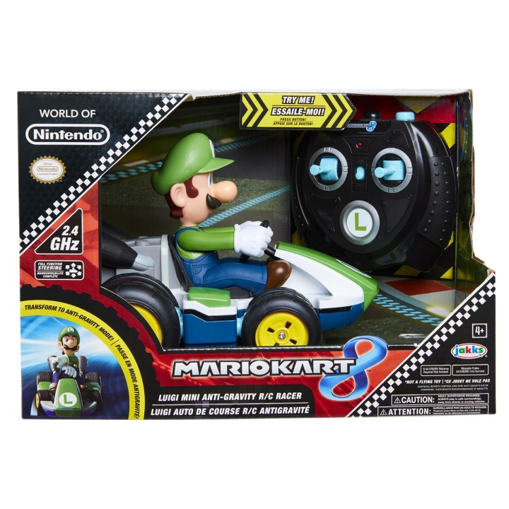 JAKKS Pacific Super Mario Mario Kart Mini RC Racer Luigi i gruppen LEKSAKER, BARN- & BABYPRODUKTER / Radiostyrt / Radiostyrda bilar hos TP E-commerce Nordic AB (C82286)