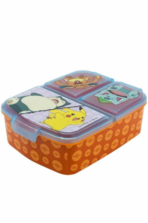 Pokémon Pokémon Stor - Sandwichlåda med flera fack - (088808735-08020) i gruppen LEKSAKER, BARN- & BABYPRODUKTER / Äta & Dricka / Barnserviser hos TP E-commerce Nordic AB (C82393)