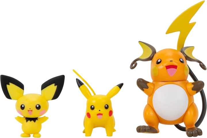 Pokémon Select Evolution 3-pack - Pikachu (PKW2778) i gruppen LEKSAKER, BARN- & BABYPRODUKTER / Leksaker / Figurer & Miniatyrer hos TP E-commerce Nordic AB (C82414)