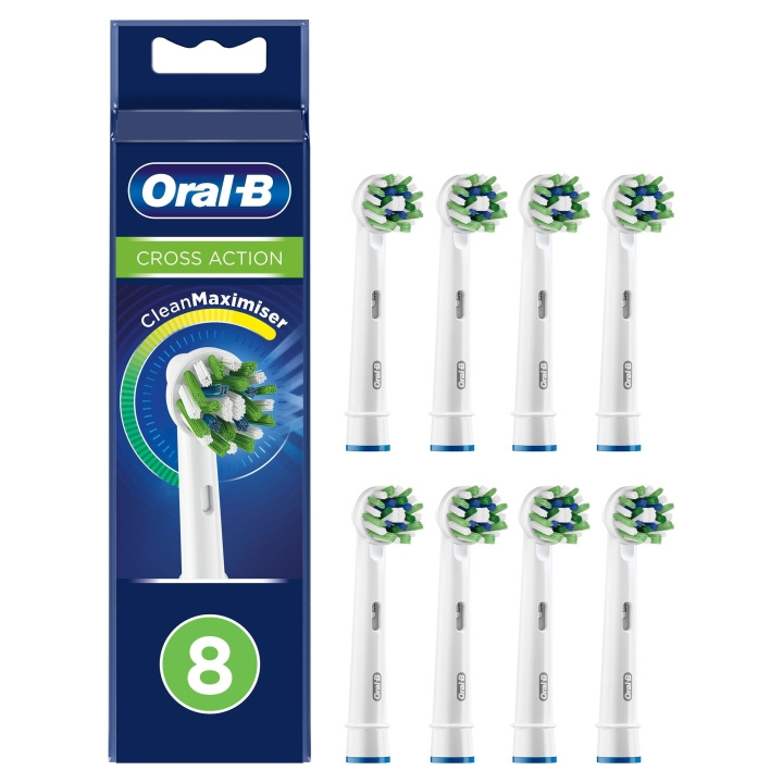 Oral B CrossAction 8CT i gruppen SKÖNHET & HÄLSA / Munvård / Borsthuvuden & Tillbehör hos TP E-commerce Nordic AB (C82432)