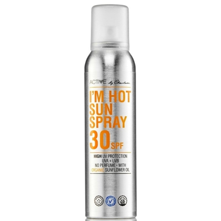 Active by Charlotte I\'M Hot Sun Spray SPF 30 150 ml i gruppen SKÖNHET & HÄLSA / Hudvård / Solskydd & Tanning / Solskydd hos TP E-commerce Nordic AB (C82460)