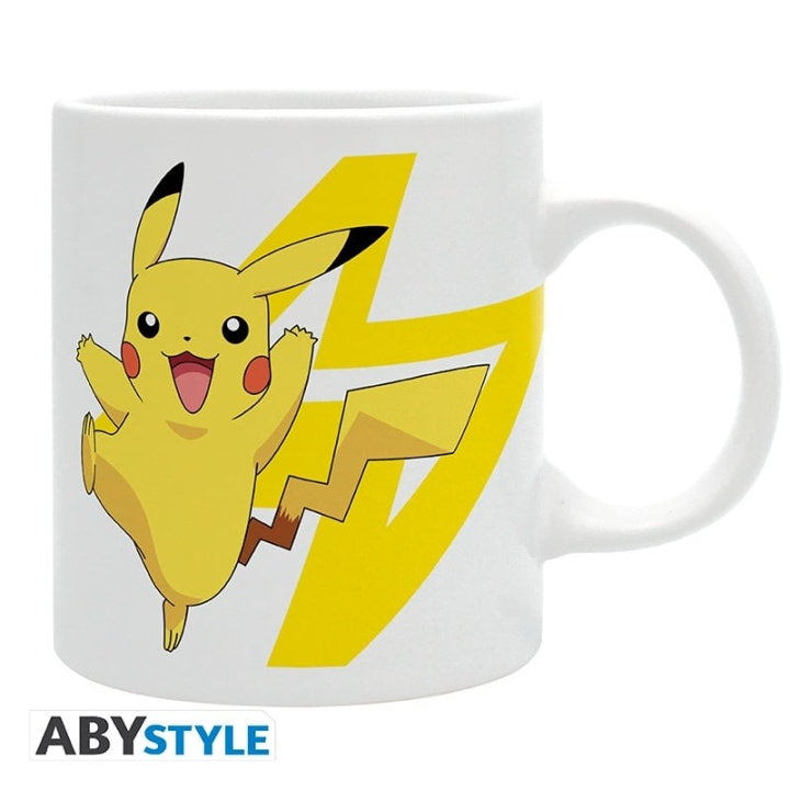 Abysse POKEMON - Mugg - 320 ml - Logotyp & Pikachu i gruppen SPORT, FRITID & HOBBY / Roliga prylar / Muggar hos TP E-commerce Nordic AB (C82492)