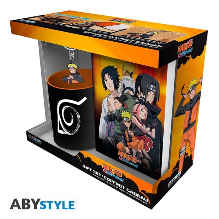 Abysse NARUTO SHIPPUDEN - Pck Mug320ml + Nyckelring PVC + Anteckningsbok Naruto i gruppen SPORT, FRITID & HOBBY / Roliga prylar / Muggar hos TP E-commerce Nordic AB (C82496)