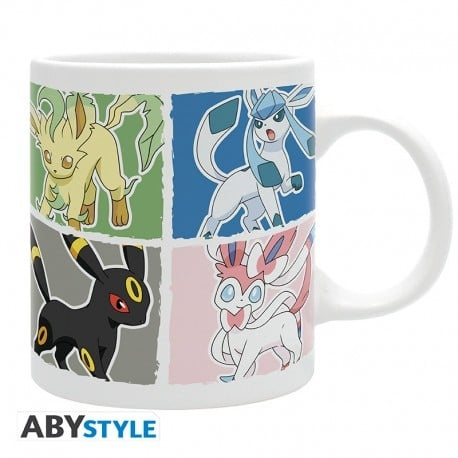 Abysse POKEMON - Mugg - 320 ml - Evoli Evolutions i gruppen SPORT, FRITID & HOBBY / Roliga prylar / Muggar hos TP E-commerce Nordic AB (C82506)