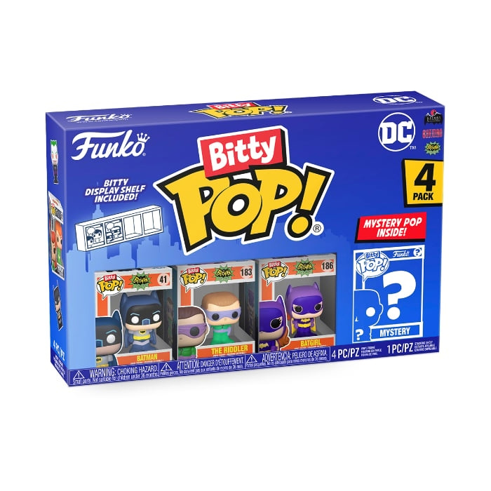 Funko Pop! - Bitty POP 4PK DC - Serie 4 (71314) i gruppen LEKSAKER, BARN- & BABYPRODUKTER / Leksaker / Figurer & Miniatyrer hos TP E-commerce Nordic AB (C82562)