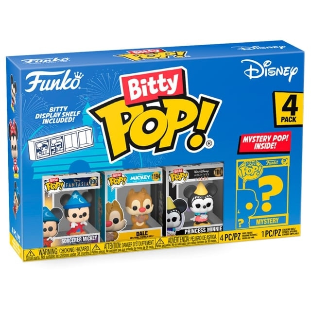 Funko Pop! - Bitty POP 4PK Disney Sorcerer Mickey (71321) i gruppen LEKSAKER, BARN- & BABYPRODUKTER / Leksaker / Figurer & Miniatyrer hos TP E-commerce Nordic AB (C82565)