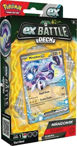 Pokémon Pokémon - Battle Deck EX - Miraidon (POK85754) i gruppen LEKSAKER, BARN- & BABYPRODUKTER / Leksaker / Övriga leksaker hos TP E-commerce Nordic AB (C82678)